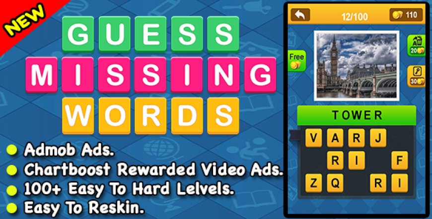 Word Guessing Game for Kids + Guess Missing Word Game + Android Games - 25 November 2024 - Nulled