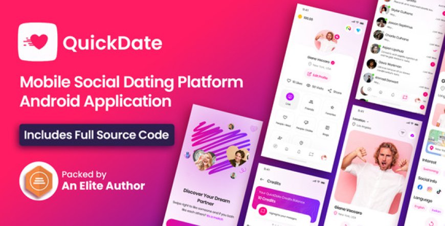 Ücretsiz Dating App - QuickDate - Nulled